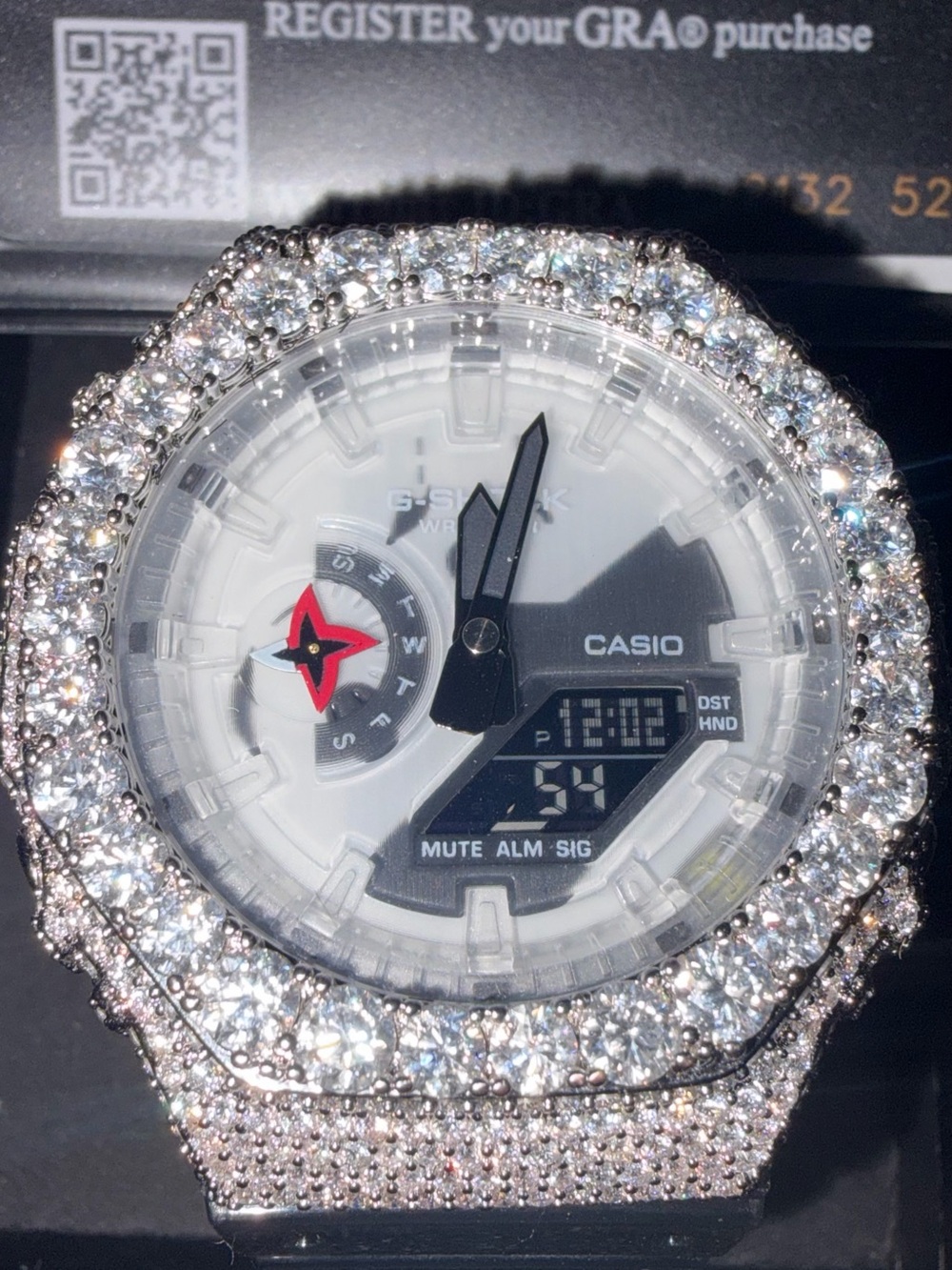 iced out moissanite g shock watch - Picture 2 of 8